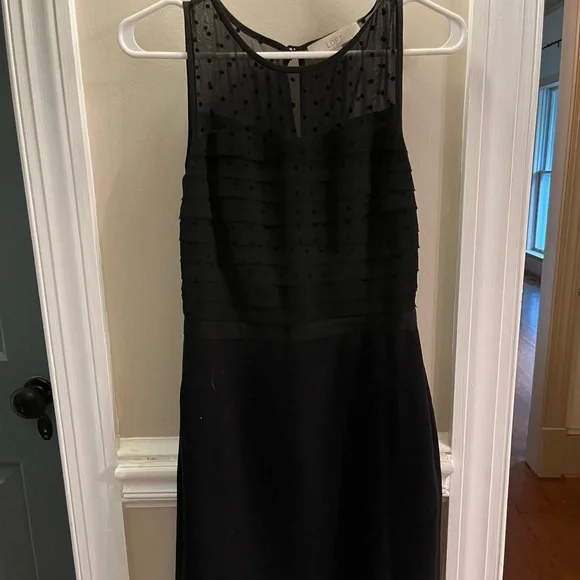 ann taylor loft little black dress NWT Ann Taylor LOFT Shirred Halter Sweet Summer Beach Dress S-L Pink/B –  JNL Trading main image 0